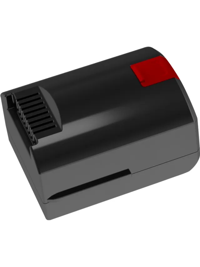 Hiaonyx Steelstofzuiger Accu -2200 mAh-voor Steelstofzuiger Draadloos-618A Zwart