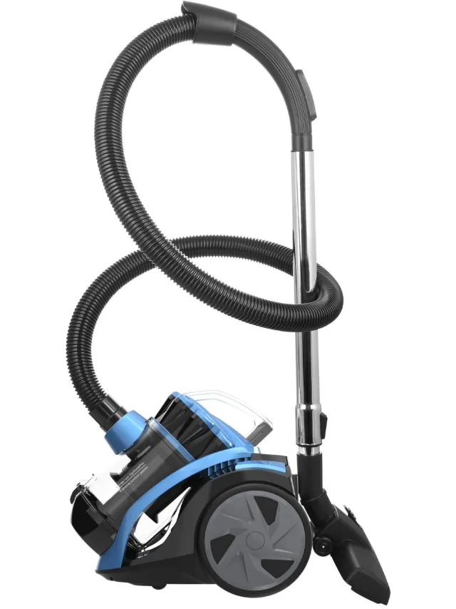 Emerio Stofzuiger - Zakloos - HEPA filter - 2L - 4,5m snoer - 700W Zwart / Blauw