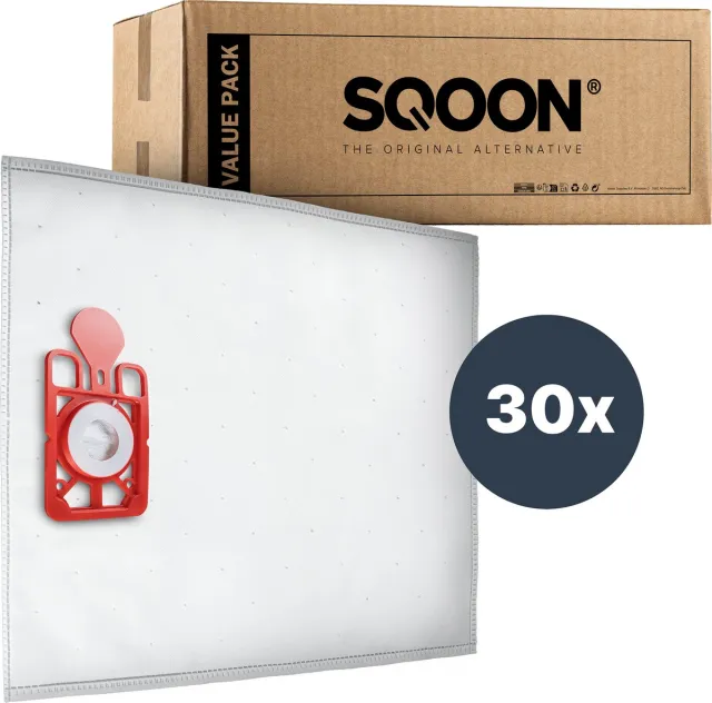 SQOON Stofzuigerzakken geschikt voor Numatic Henry / James / PPR240 – Gelijk aan model: 604015 – High Filtration – 30 Stuks