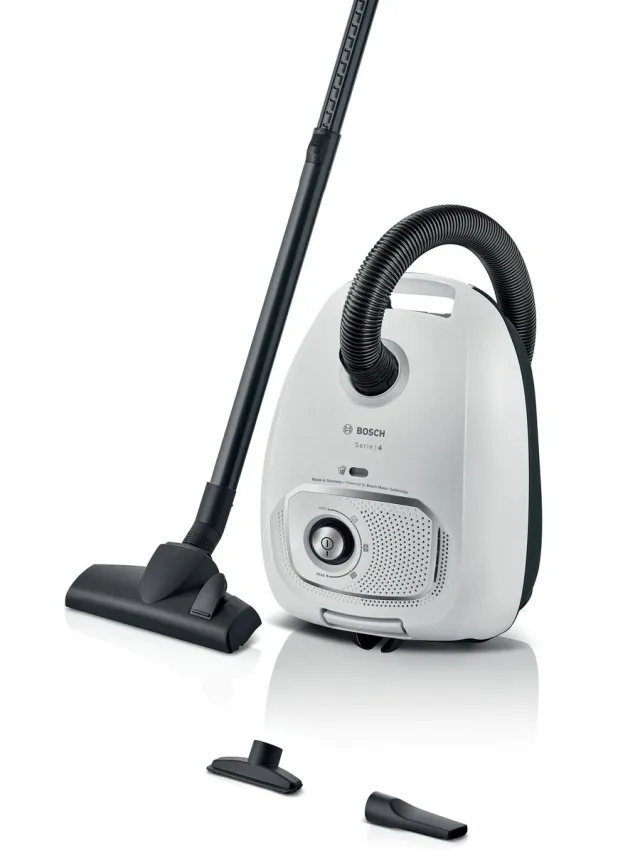 Bosch BGB41WH1 stofzuiger 4 l Cilinderstofzuiger Droog 600 W Stofzak wit