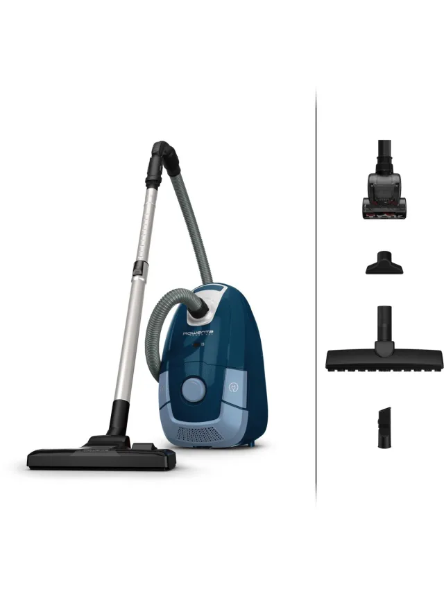 Rowenta Power XXL RO3172EA - Stofzuiger met Zak - Blauw - Grote Capaciteit - Geschikt voor Grote Huizen