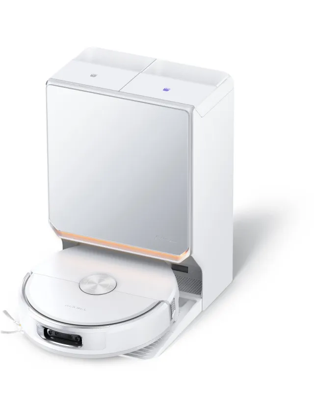 Narwal Flow 2 Robotstofzuiger met Dweilfunctie - 31.000 Pa - Zelfreinigend all-in-one Basisstation - Wit