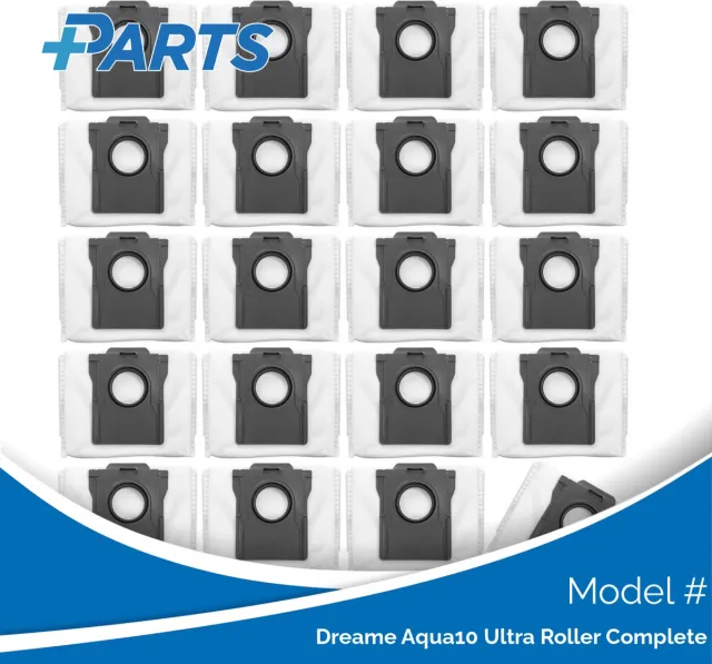 Plus.Parts Dreame Aqua10 Ultra Roller Complete Stofzakken (20 Stuks, Plus.Parts® alternatief voor RDB8) Overig
