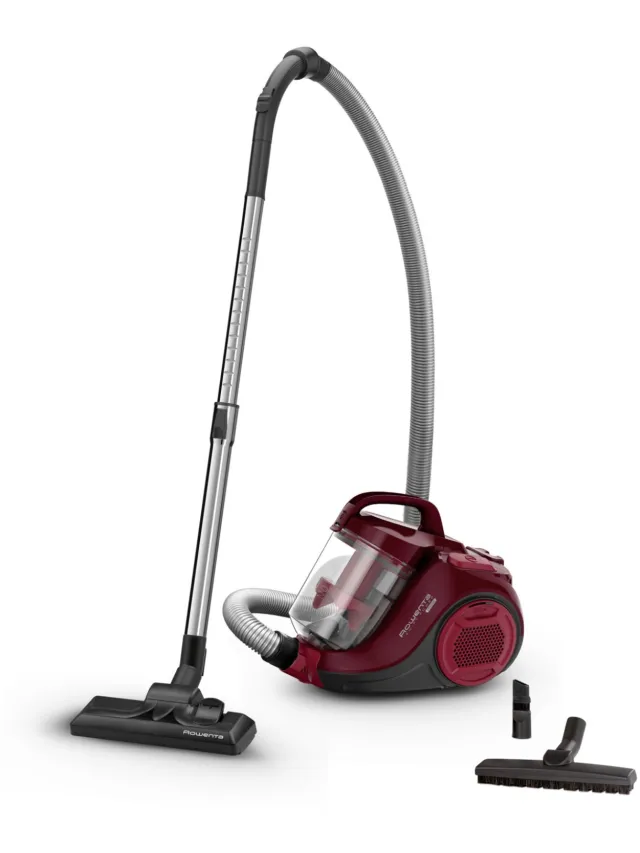 Rowenta Swift Power Cyclonic - Compacte stofzuiger zonder zak - 900W - Bordeaux Rood