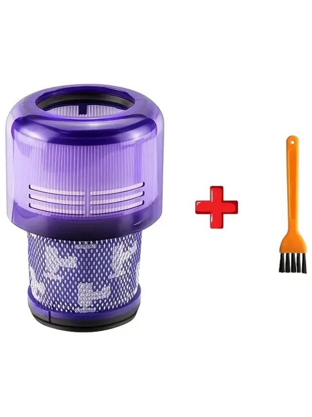 17 Parts 1 HEPA Motorfilter 970013-02 – Geschikt voor Dyson V11 & V15 Steelstofzuigers – Compatibel met SV14, SV17, SV22 – Wasbaar Vervangend Filter – Voor Absolute, Pro, Total Clean, Torque Drive, Animal & Parquet Paars