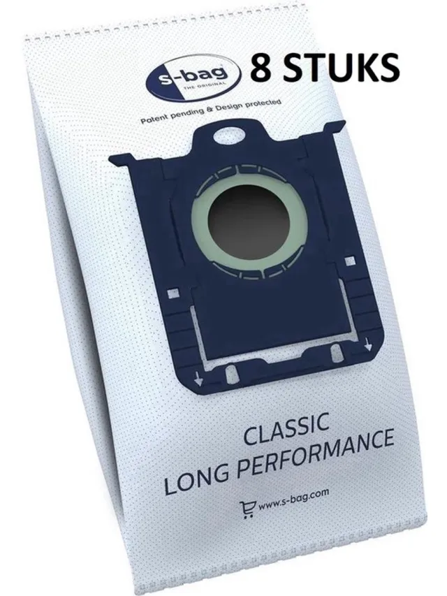 Aeg /Philips S-Bag GR201S - Stofzuigerzakken - Stofzuigerzak - 8 stuks FC8021