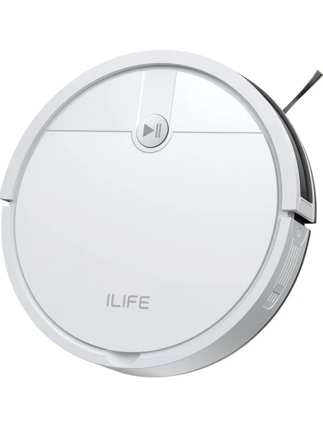 ILIFE Lunekiss Robotstofzuiger 5000Pa - Stofzuiger Robot met LiDAR Navigatie, APP Bediening & Zelfopladend Stil 120 Min Zuigkracht Wit