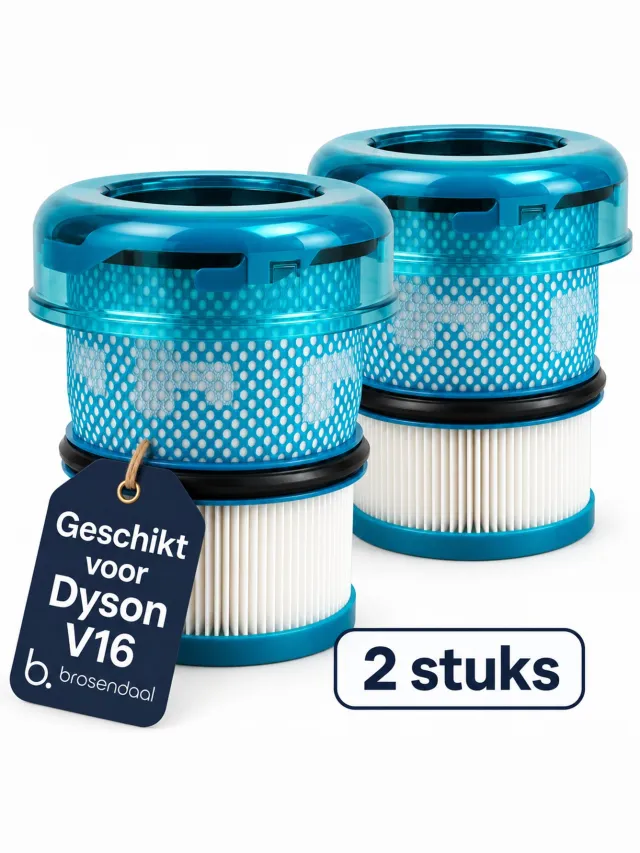 Brosendaal Filter geschikt voor Dyson V16 - Voor V16 Piston Animal en andere V16 modellen - SV53 | SV53a - Uitwasbaar en Herbruikbaar - 2 stuks