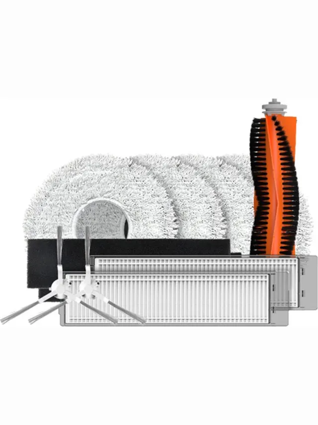 Ezviz Hepa Stofzuiger Accessoireset: Borstel/Dweil Voor Ezviz Rs2 Transparent