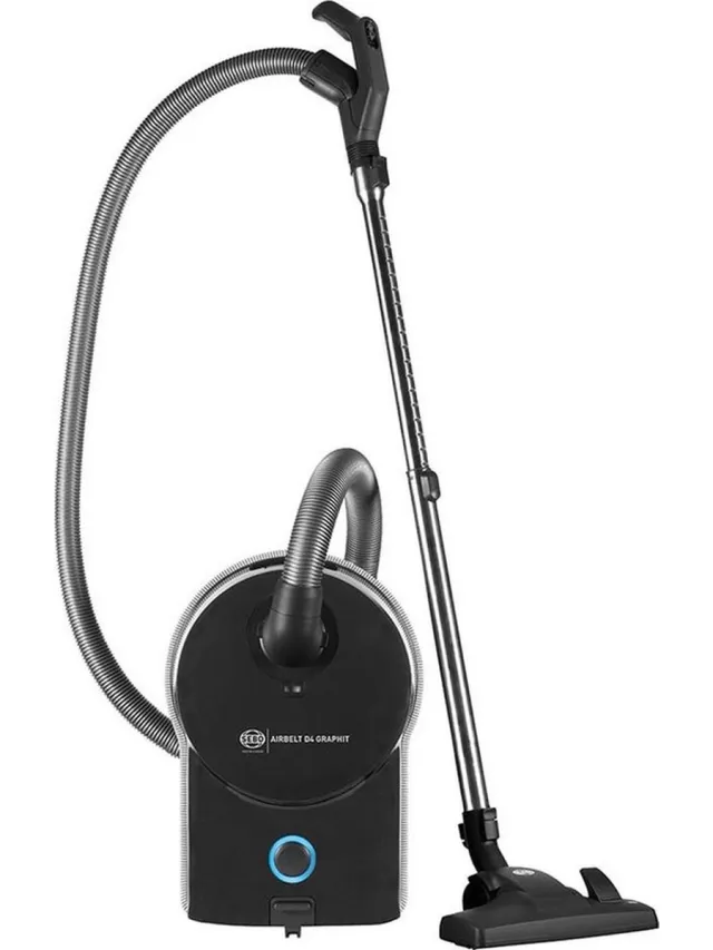 Sebo Airbelt D4 - stofzuiger met zak Zwart