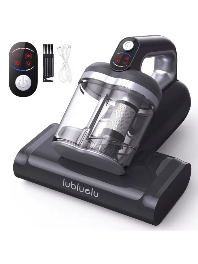 Lubluelu CM210 - Draadloze huisstofmijt stofzuiger met UV-C en 17 kPa Grijszilver