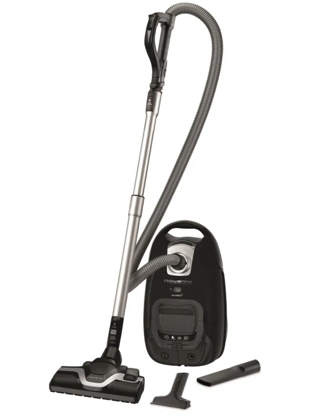 Rowenta Silence Force RO7450 - Stofzuiger met Zak - Stil - Geschikt voor Allergieën - Inclusief Accessoires Zwart