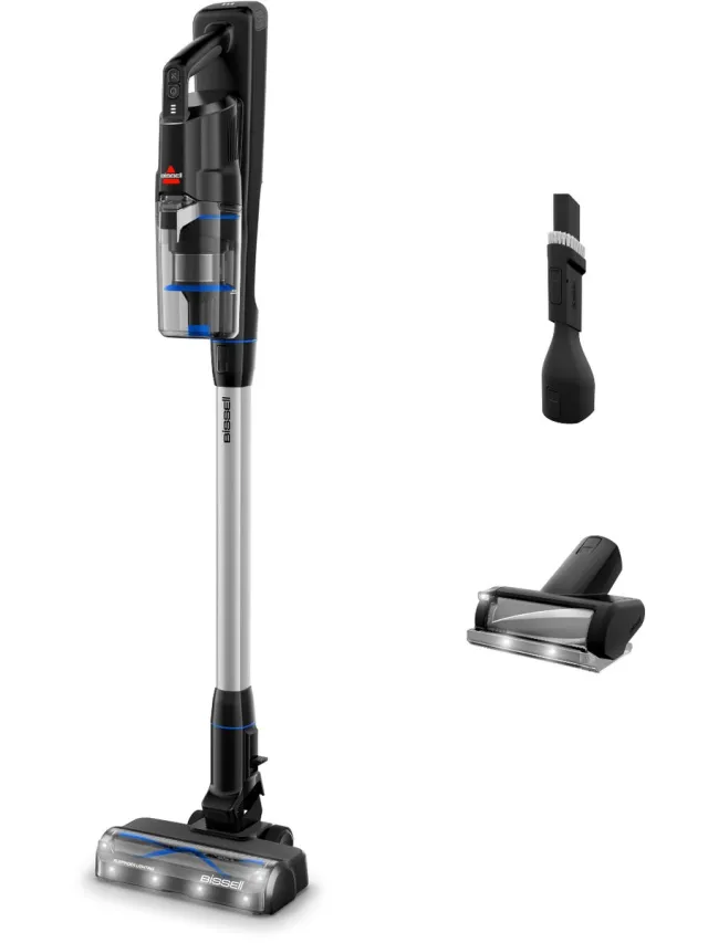 Bissell PowerClean FurGuard Draadloze Steelstofzuiger - 280W Motor - 50 Min Gebruikstijd - Anti-klit Borstel - 2 in 1 Steel- en Handstofzuiger - Zelfstaand Design - HEPA-filter - LED-koplampen - Stick Vacuum Cleaner - Verwijderbare Batterij - 4093N furguard™ – 280w / 50 min + autoclean brush