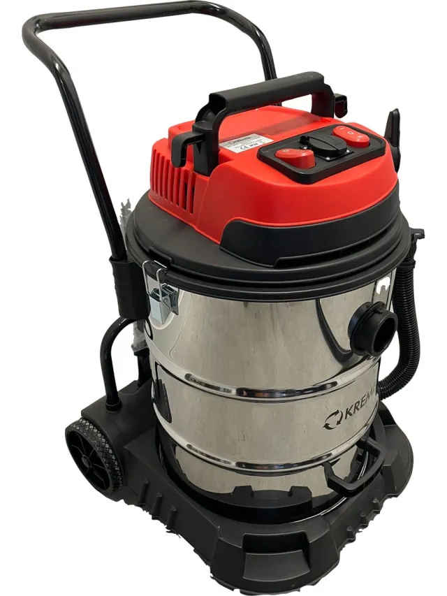 Kremer KR60L-4 - Stofzuiger - Nat en Droog - Aansluiting voor electronisch gereedschap zwart / rood