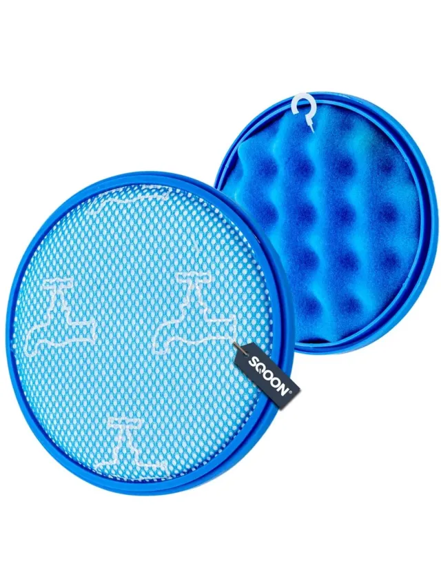 SQOON Pre-motorfilter geschikt voor Samsung stofzuiger DJ63-01285A - Gelijk aan model: DJ63-01285A - Vervangt origineel filter, ideaal voor optimale motorbescherming en luchtcirculatie Blauw