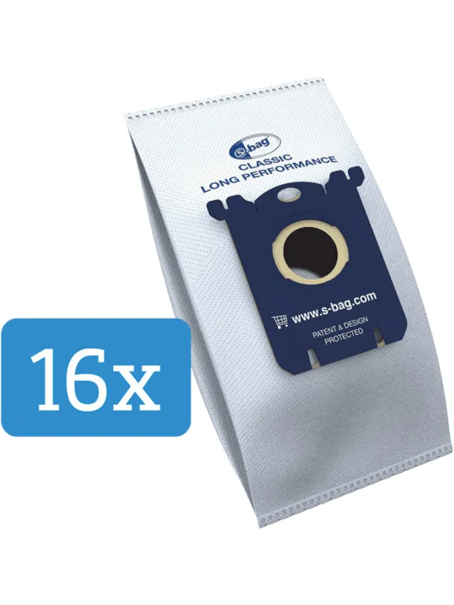 Philips S-Bag FC8021/05 Long Performance (16 stuks)