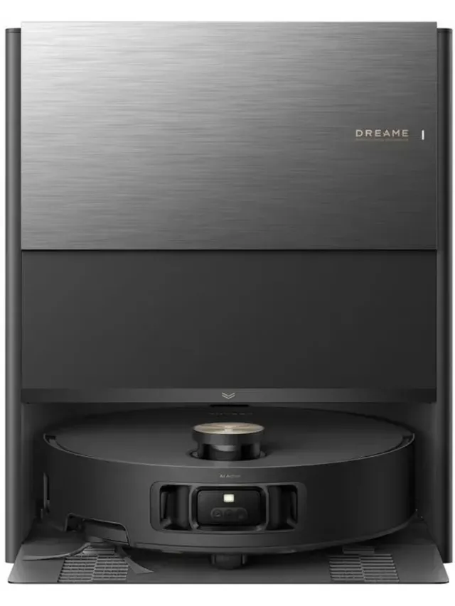 Dreame Aqua 10 Roller Black – Robotstofzuiger met dweilfunctie – 30.000Pa Zuigkracht – AquaRoll™ & ThermoHub™ 100°C zelfreiniging – Tapijtveilig & slim Omnesight™ 2.0 navigatie – Voor harde vloeren & drempels Zwart