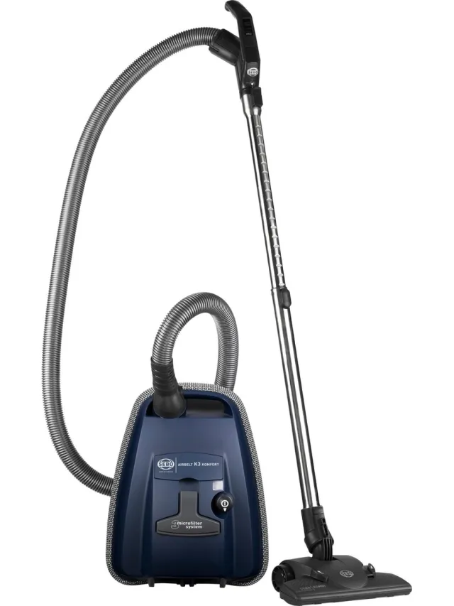 Sebo Airbelt K3 Comfort - Stofzuiger met zak Zwart;Blauw;Grijs;Zilver