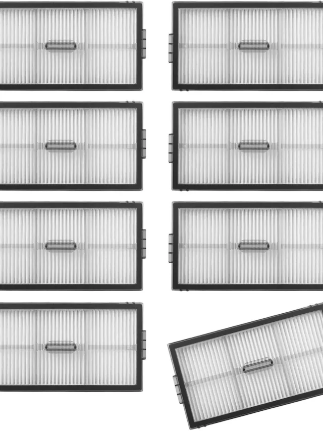 Plus.Parts Roborock Saros 10R/20 (Sonic), Qrevo Curv 2 Pro/CurvX/EdgeT en Edge 2 Serie Filterset (8 Stuks, Plus.Parts® alternatief voor 8.02.0471) Overig