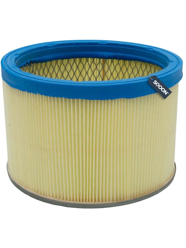 SQOON Filter geschikt voor Nilfisk UZ934 / blauw geel