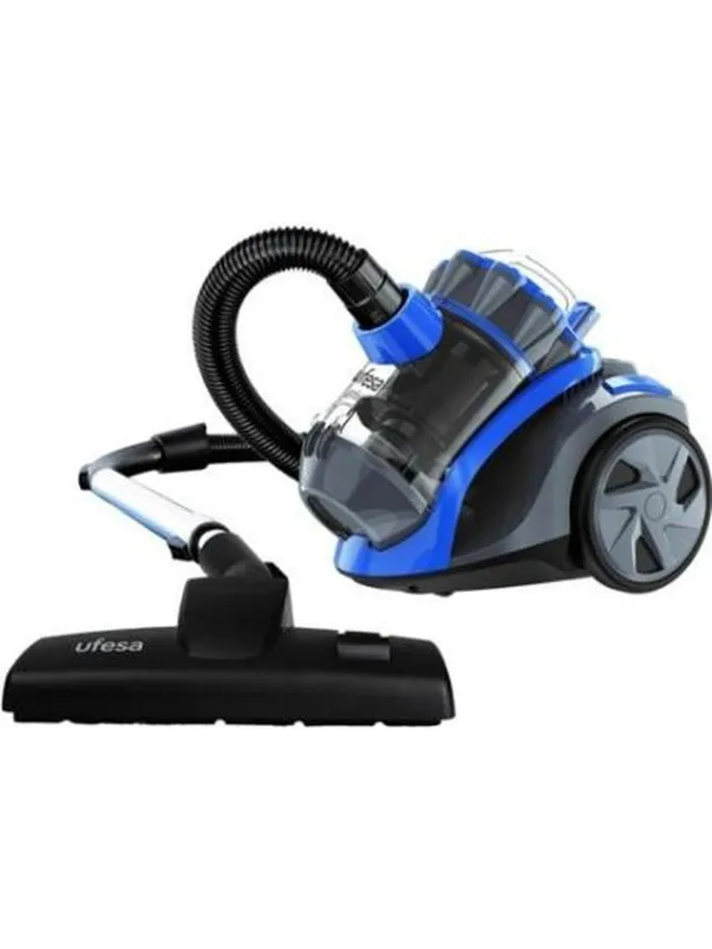 UFESA AS4045 Gobi Stofzuiger zonder Zak – 800W – Cyclonische Technologie – HEPA Filter – 2L Stofreservoir – Multifunctionele Vloerborstel Blauw