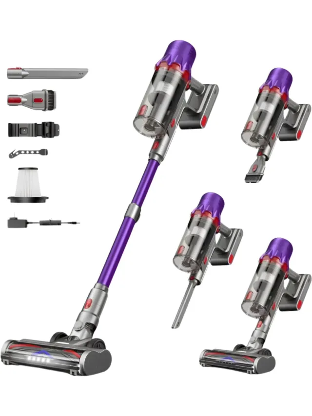 TONIHOMI V8 - Steelstofzuiger Paars