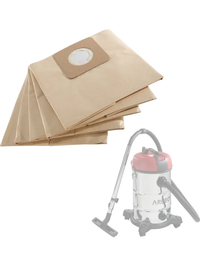 Arebos 5x Zak voor Stofzuiger 1800 W