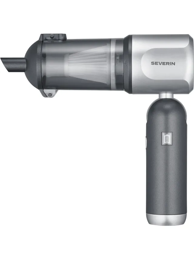Severin HV 7135 S-Power DuoBoost Staande stofzuiger – Draadloos – 17.000 Pa – 3-in-1 – met 9 Opzetstukken – Antraciet Zwart
