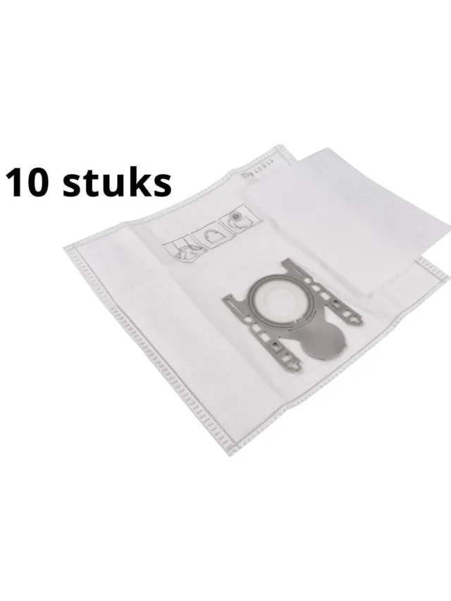 Covako Geschikt voor BOSCH. 10 stuks. Stofzuigerzakken voor BSA000KA-999KA, BSB2080, Terrossa serie, Formula serie, Pro Parquet, + uni motorbeschermingsfilter. COVAKO Merk