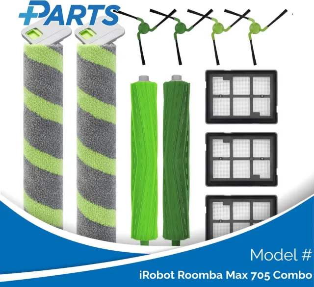Plus.Parts iRobot Roomba Max 705 Combo Onderhoudsset (Plus.Parts® alternatief voor 4849963) Overig