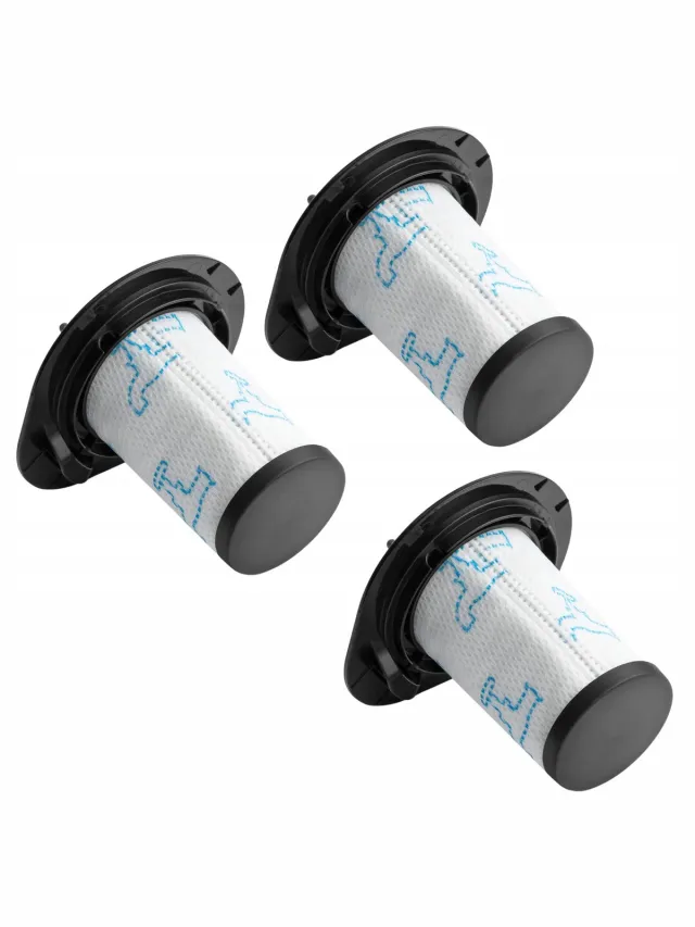 AreoSe Stofzuigerfilter voor Tefal Air Force 360 Rowenta - 3 stuks