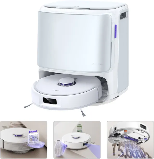 Narwal Freo Z10 – Robotstofzuiger en -mop – Anti-tangle – 15000 Pa Wit