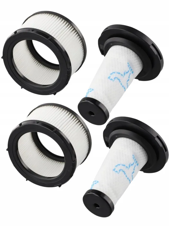 AreoSe Stofzuigerfilter voor TEFAL X-Force FLEX 9.60 AQUA TY20C4, Tefal X-Nano - 4 stuks