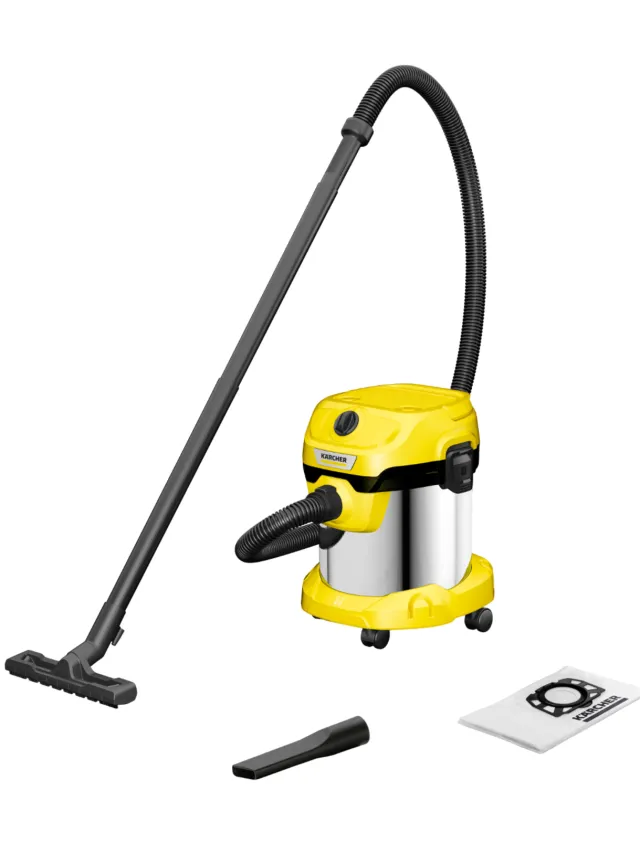 Kärcher Karcher WD 2 Plus S V-15/4/18 - Stofzuiger Met Zakloze technologie Zwart