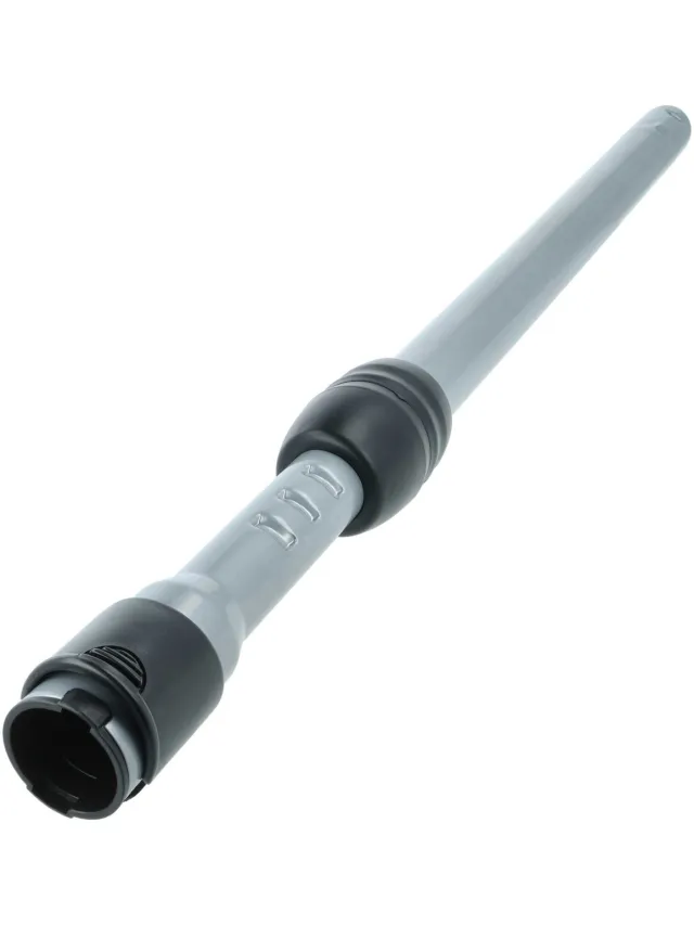 VHBW stofzuigerbuis, compatibel met Siemens Q 80 VSQ8SENM101, VSQ8SENM102, VSQ8SENM103 stofzuigers – 35 mm aansluiting, 61 - 99 cm, zwart-zilver