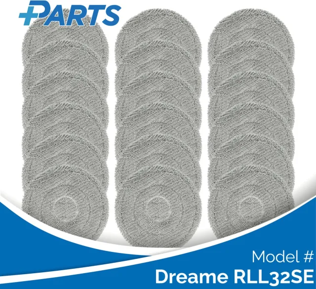 Plus.Parts Dreame RLL32SE Dweilpads (18 Stuks, Plus.Parts® alternatief voor RMP8) Overig