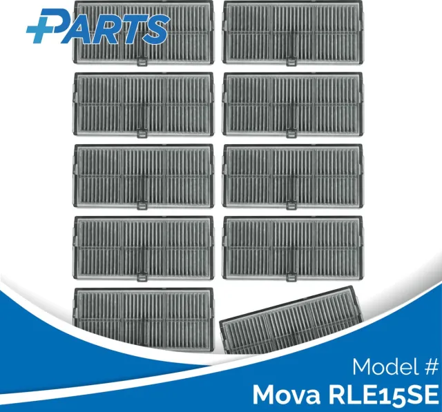 Plus.Parts Mova RLE15SE Filters (10 Stuks, Plus.Parts® alternatief voor RHF14) Overig