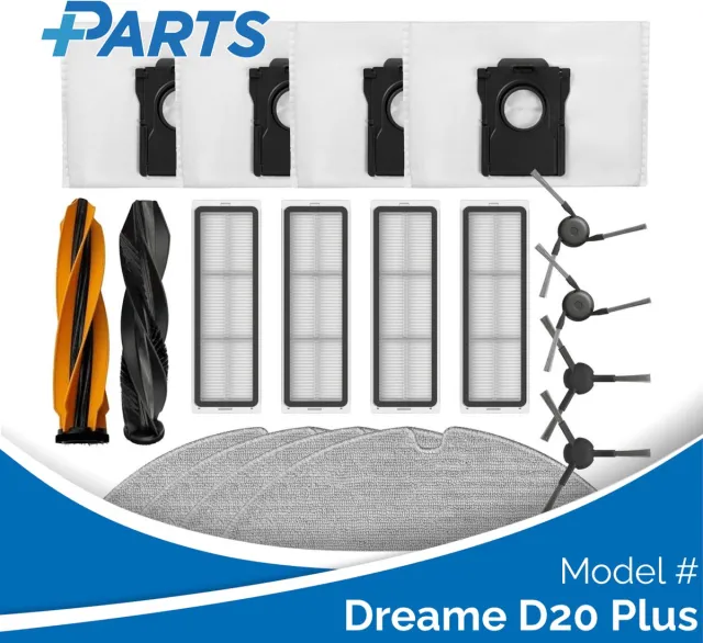 Plus.Parts Dreame D20 Plus Onderhoudsset (Plus.Parts® alternatief voor RAK72 / RAK73) Overig