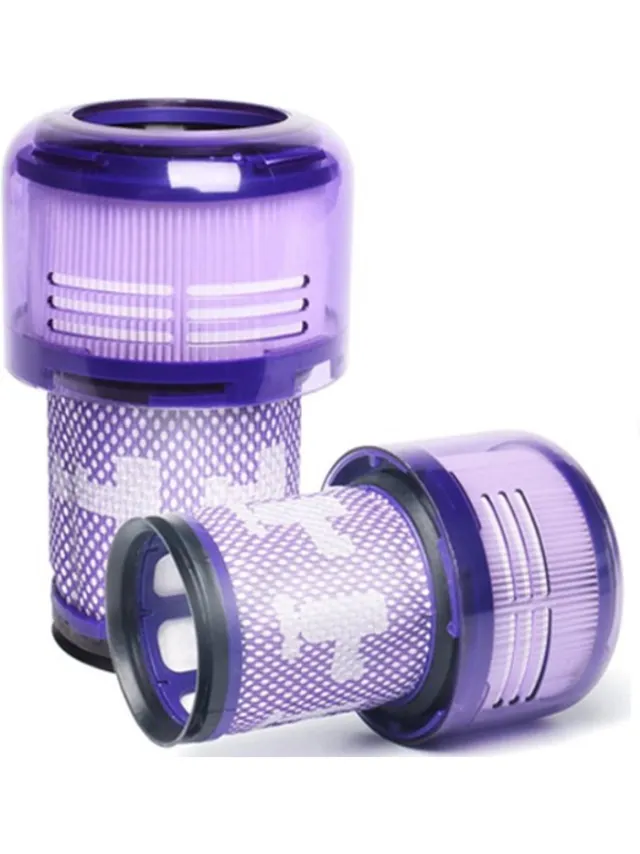Flowfilter Dyson V11/V15 - HEPA Filter - Vervangingsfilter - Hoge filtratie - Eenvoudig te plaatsen paars