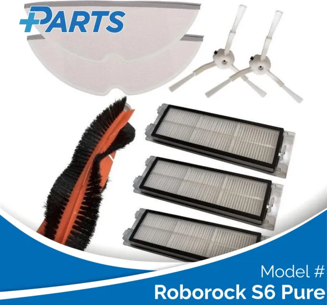 Plus.Parts Roborock S6 Pure Onderhoudsset (Plus.Parts® alternatief voor 8.02.0068) Overig