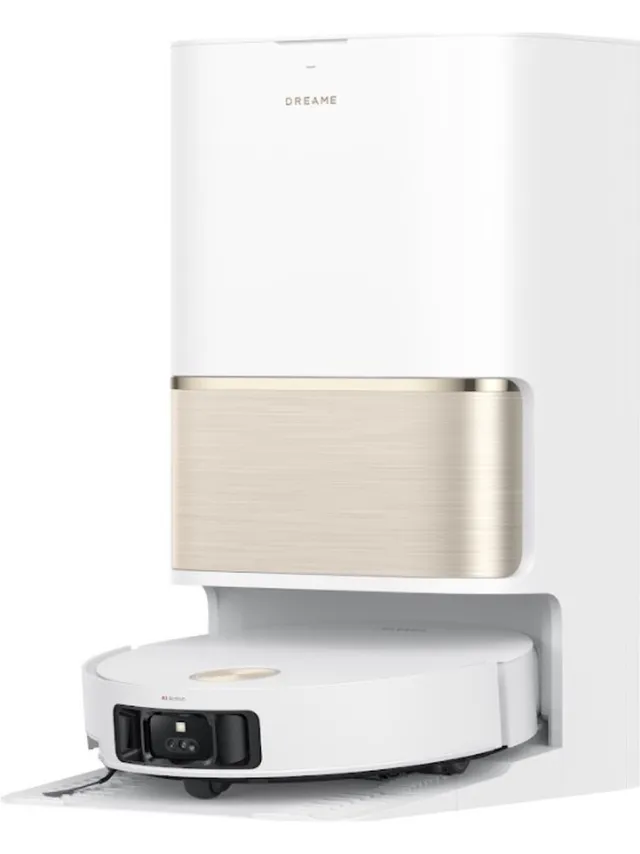 Dreame L50 Pro Ultra Robotstofzuiger met Dweilfunctie – 19.500Pa Zuigkracht – Automatisch Leegstation – Zelfreinigende & Zelfdrogende Dweilen – Anti Klit Dubbele Borstel – AI Navigatie met LED – Drempels tot 4 cm – Geschikt voor Huisdieren & Tapijt Wit