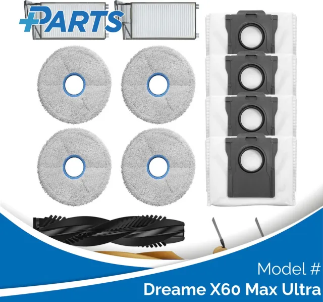 Plus.Parts Dreame X60 Max Ultra Onderhoudsset (Plus.Parts® alternatief voor RAK85) Overig