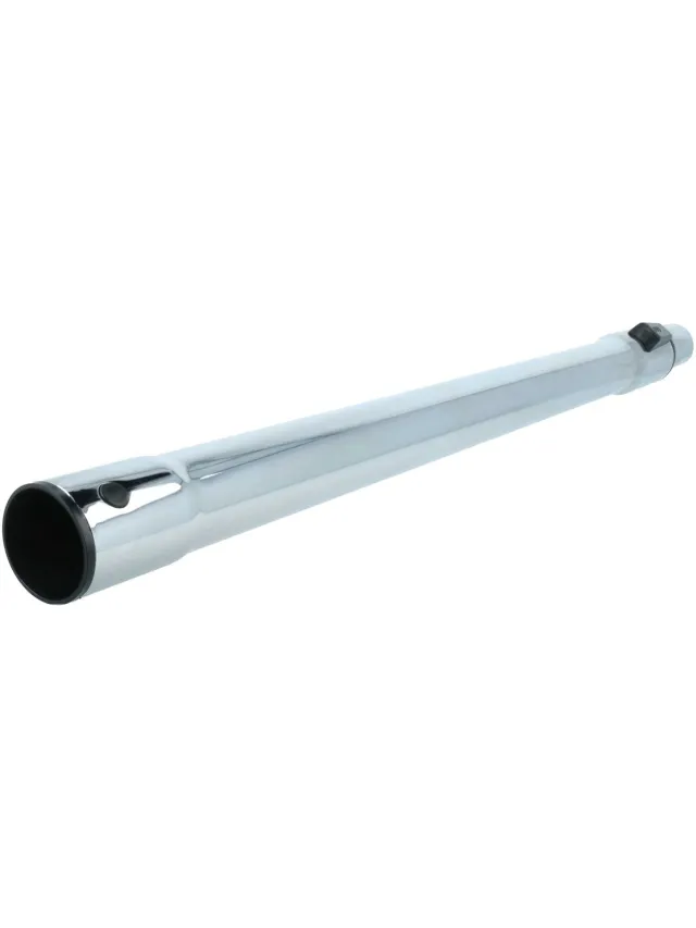 VHBW stofzuigerslang compatibel met Kärcher WD 2500 M, WD 2500 M Premium, WD 2400 M en WD3 stofzuigers - 35 mm aansluiting, 60 - 97 cm, zwart/zilver