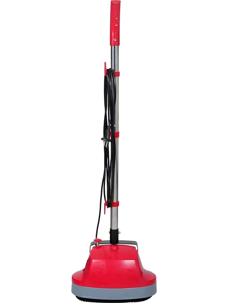 vidaXL 5-in-1 Tweekoppige vloerschrobber & polijstmachine rood, foto 3