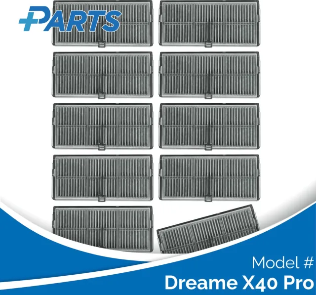 Plus.Parts Dreame X40 Pro Filters (10 Stuks, Plus.Parts® alternatief voor RHF14) Overig