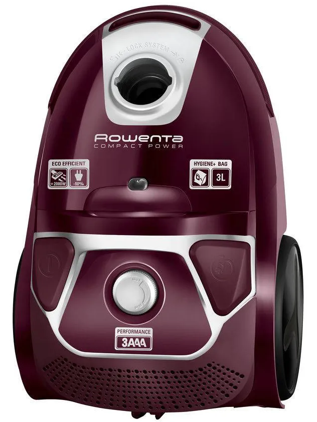 Rowenta Compact Power RO3969 stofzuiger met zak bordeaux, foto 3