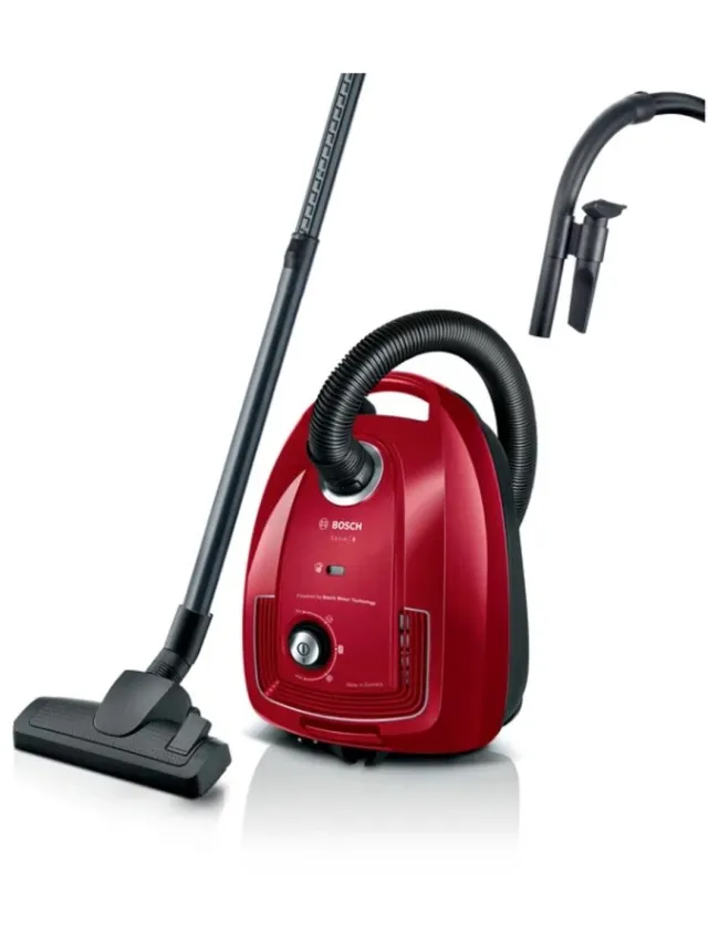 Bosch BGB38RD2 Serie 4 - Stofzuiger met zak - Rood Rood - Standaardmodel