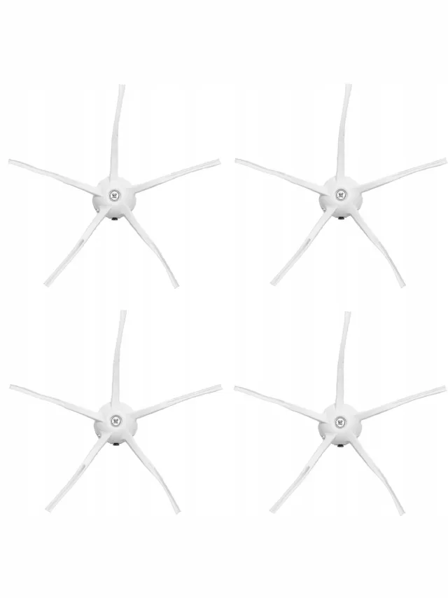 AreoSe Zijborstels voor RoboRock S5 max S6 S7 Q7 - 4 stuks