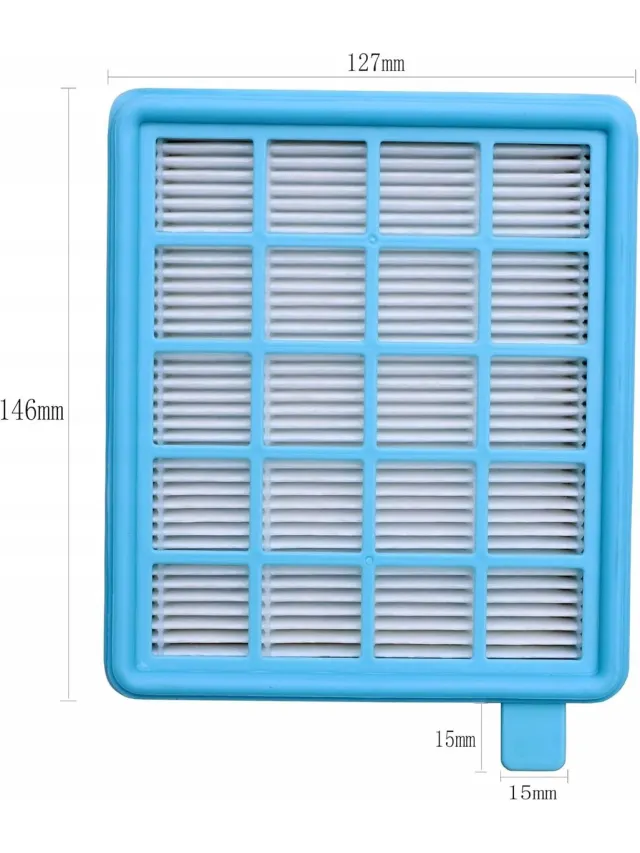AreoSe HEPA-filter voor PHILIPS PowerPro Active FC8058/01 - 4 stuks