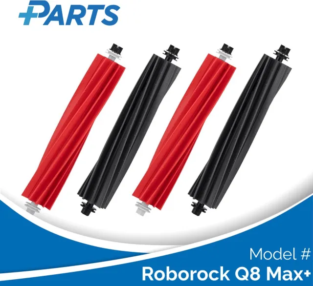 Plus.Parts Roborock Q8 Max+ Borstels (4 Stuks, Plus.Parts® alternatief voor 8.02.0199) Overig